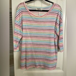 Striped Multicolor Top